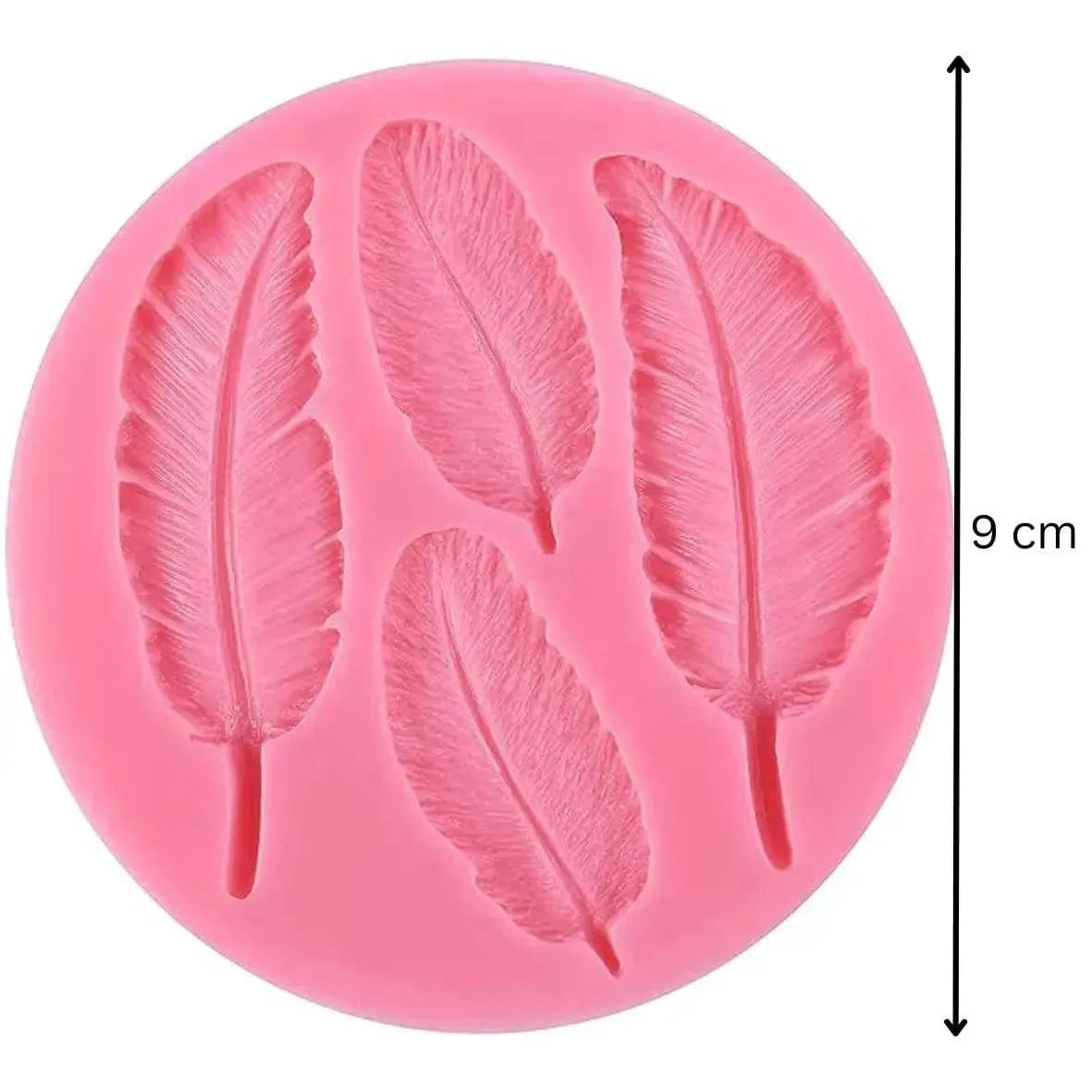Leaf Shape Feather Mould Silicone Fondant Gum Paste Mould - thebakingtools.com