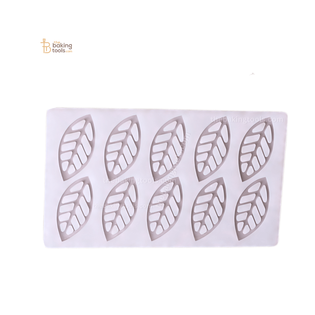 Leaf Shaped - Silicone Garnishing Mat - thebakingtools.com