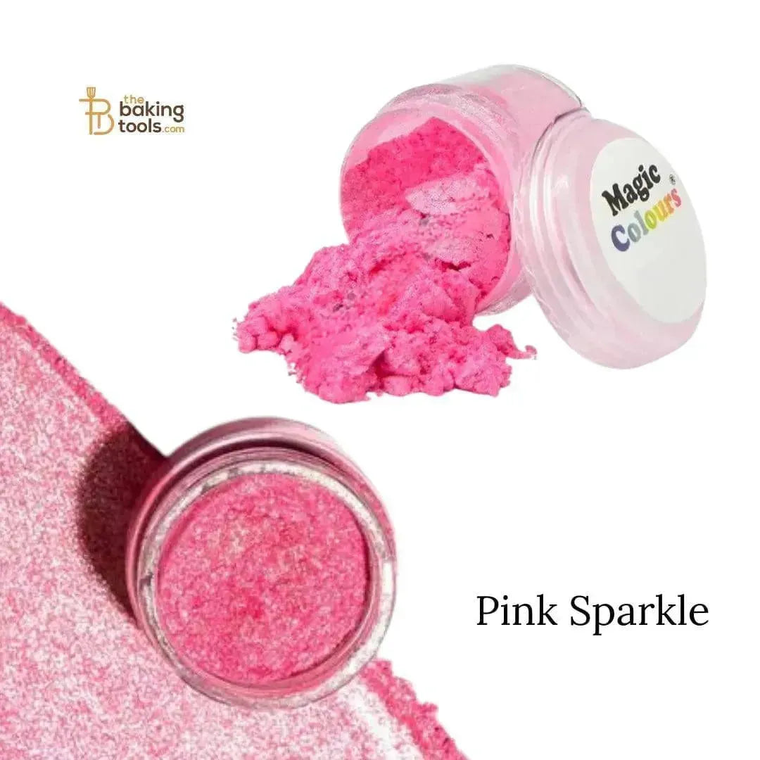 Magic Colours Edible Luster Dust - Pink Sparkle - thebakingtools.com