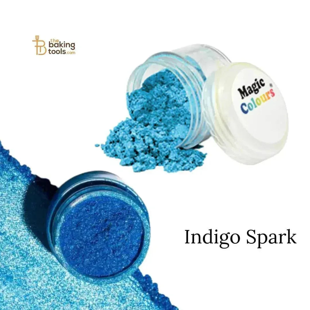 Magic Colous 10ml Indigo Spark Edible Lustre Dust by Magic Colours
