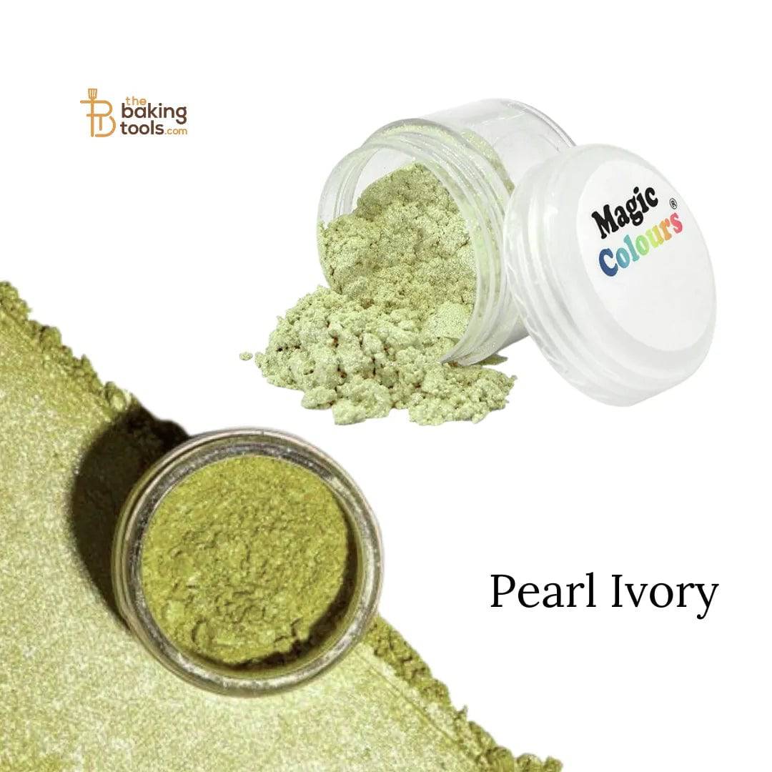 Magic Colours Edible Lustre - Pearl Ivory 10 ml - thebakingtools.com