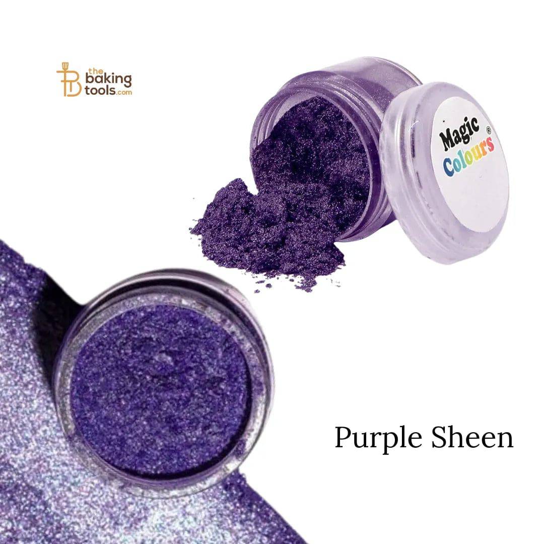 Magic Colours Edible Lustre - Purple Sheen 10 ml - thebakingtools.com