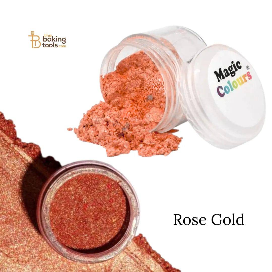 Magic Colours Edible Lustre - Rose Gold 10 ml - thebakingtools.com