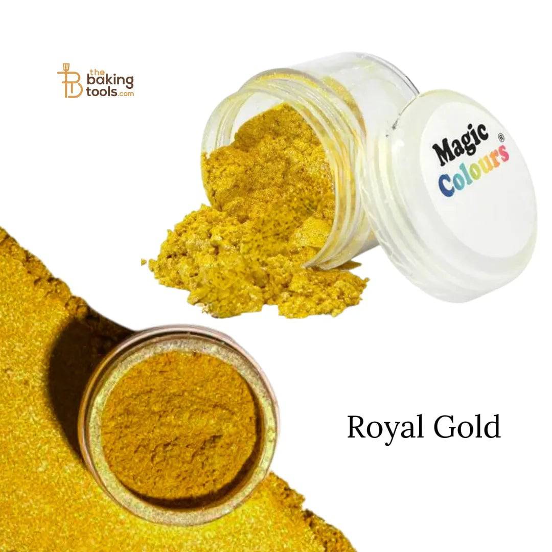 Magic Colours Edible Lustre - Royal Gold 10 ml - thebakingtools.com