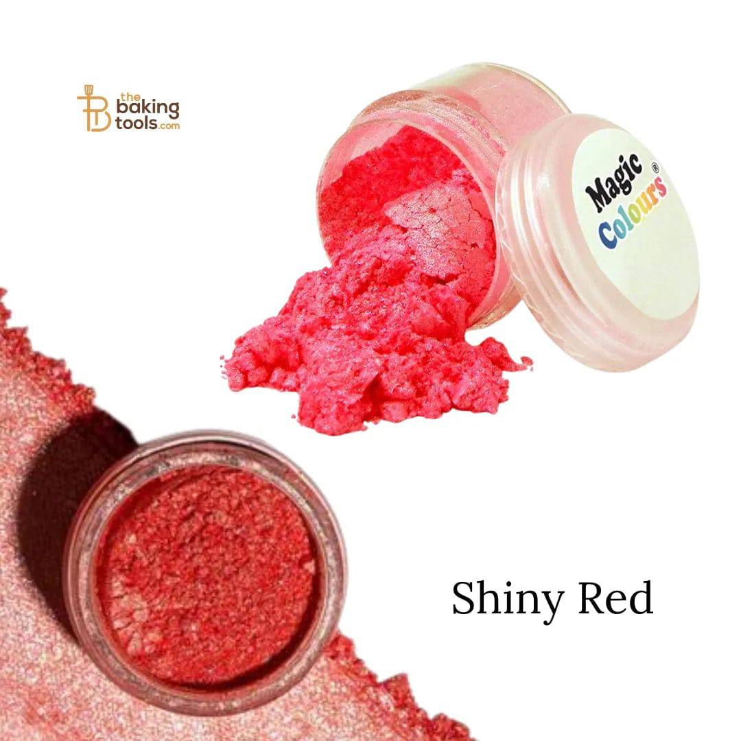 Magic Colours Edible Lustre - Shiny Red 10 ml - thebakingtools.com