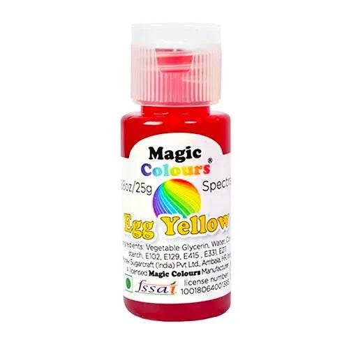 Magic Colours Spectral Mini Edible Gel Colours Egg Yellow - thebakingtools.com