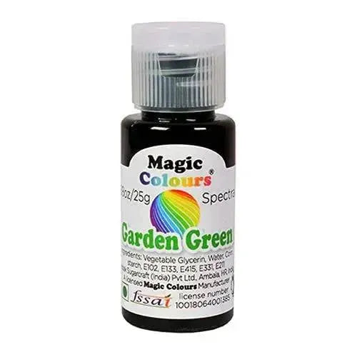 Magic Colours Spectral Mini Edible Gel Colours Garden Green - thebakingtools.com