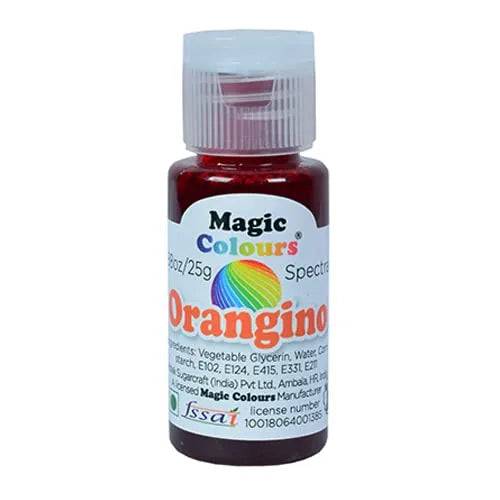 Magic Colours Spectral Mini Edible Gel Colours Orangino - thebakingtools.com