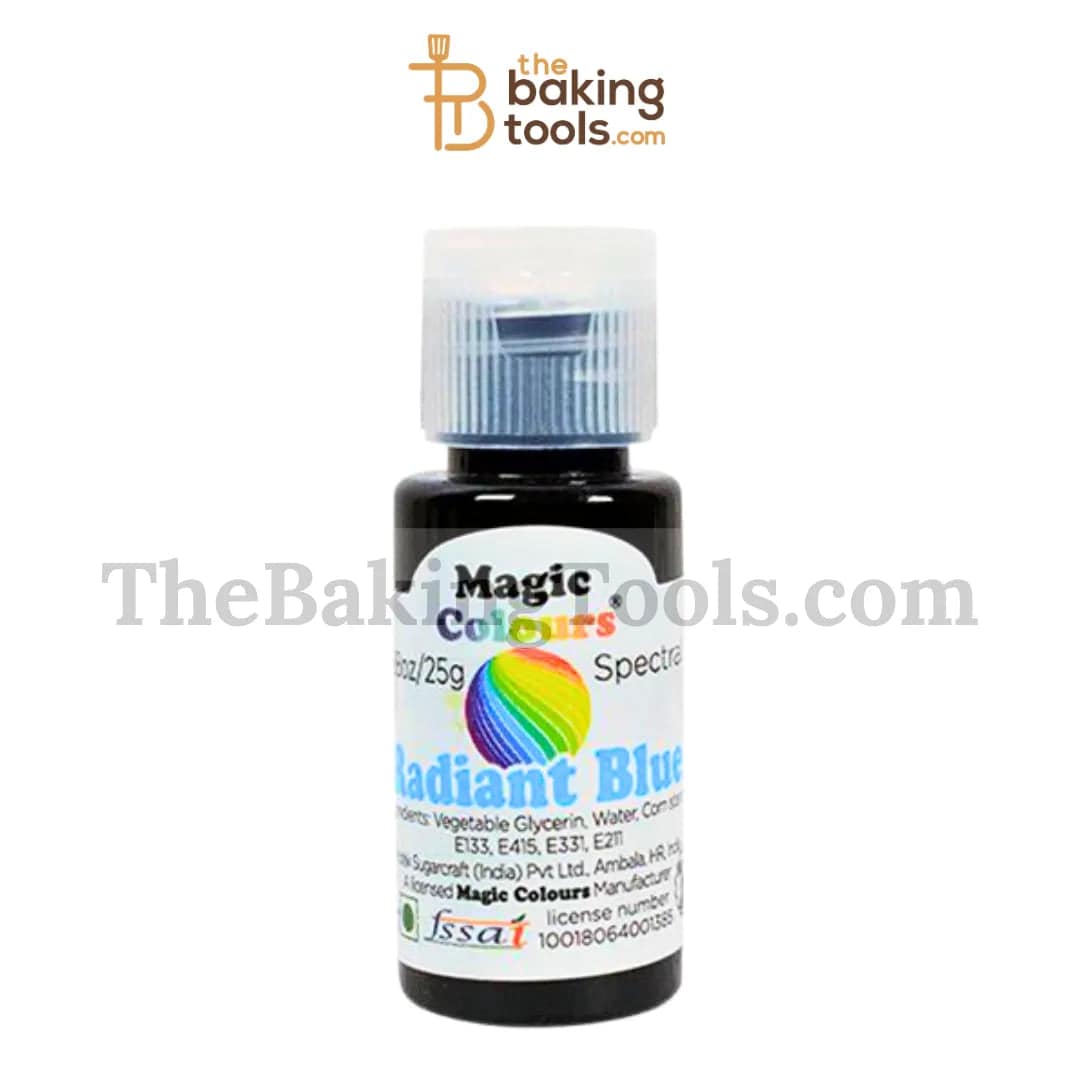 Magic Colours Spectral Mini Edible Gel Colours Radiant Blue - thebakingtools.com