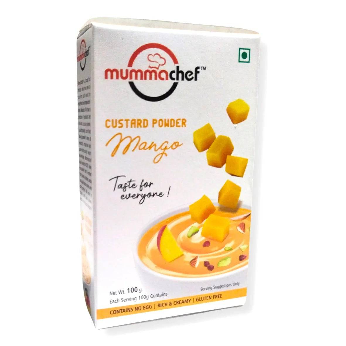 Mango Custard Powder 100 Grams | Mummachef Mango Custard Powder - thebakingtools.com