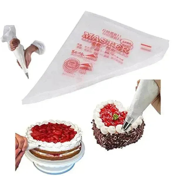 Master Piping Icing Bag Large (Pack Of 100) - thebakingtools.com