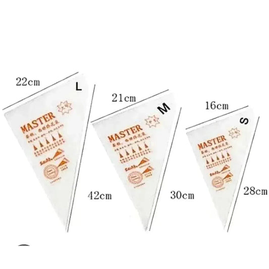 Master Piping Icing Bag Medium (Pack Of 100) - thebakingtools.com