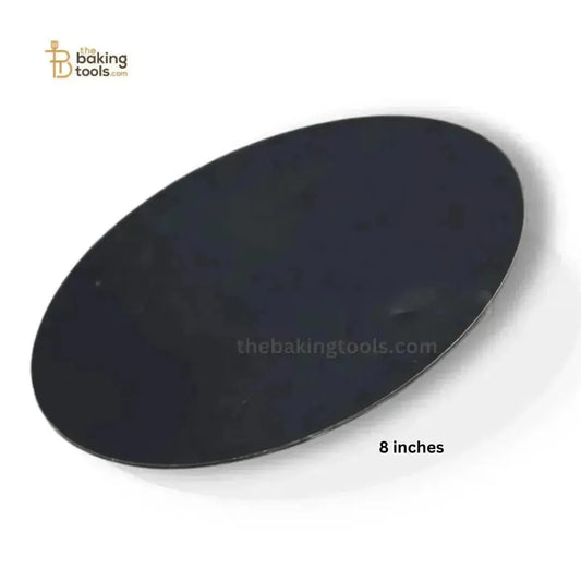 MDF Cake Base Round | Black Color - 8 inch | Pack of 10 - (NO COD) - thebakingtools.com
