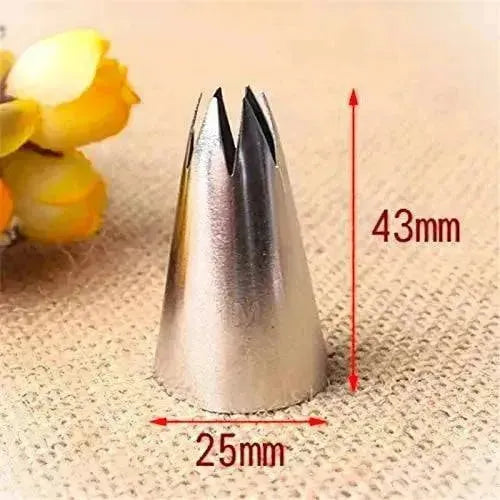 Medium Nozzle 1M | Open Star Nozzle | Medium Nozzle N1 | Churros Nozzle - thebakingtools.com