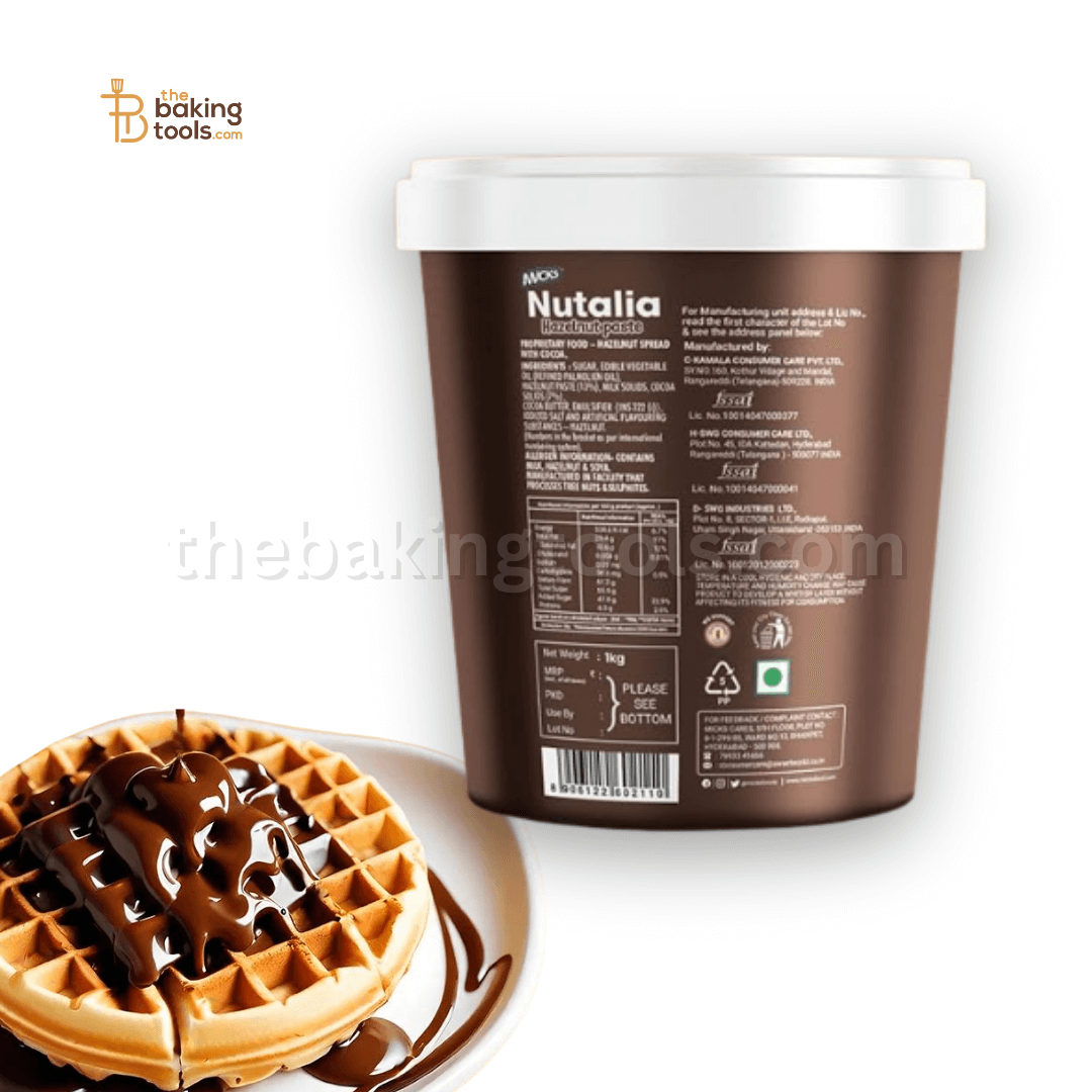 MickscNutalia Hazelnut Chocolate Spread - 1Kg - thebakingtools.com