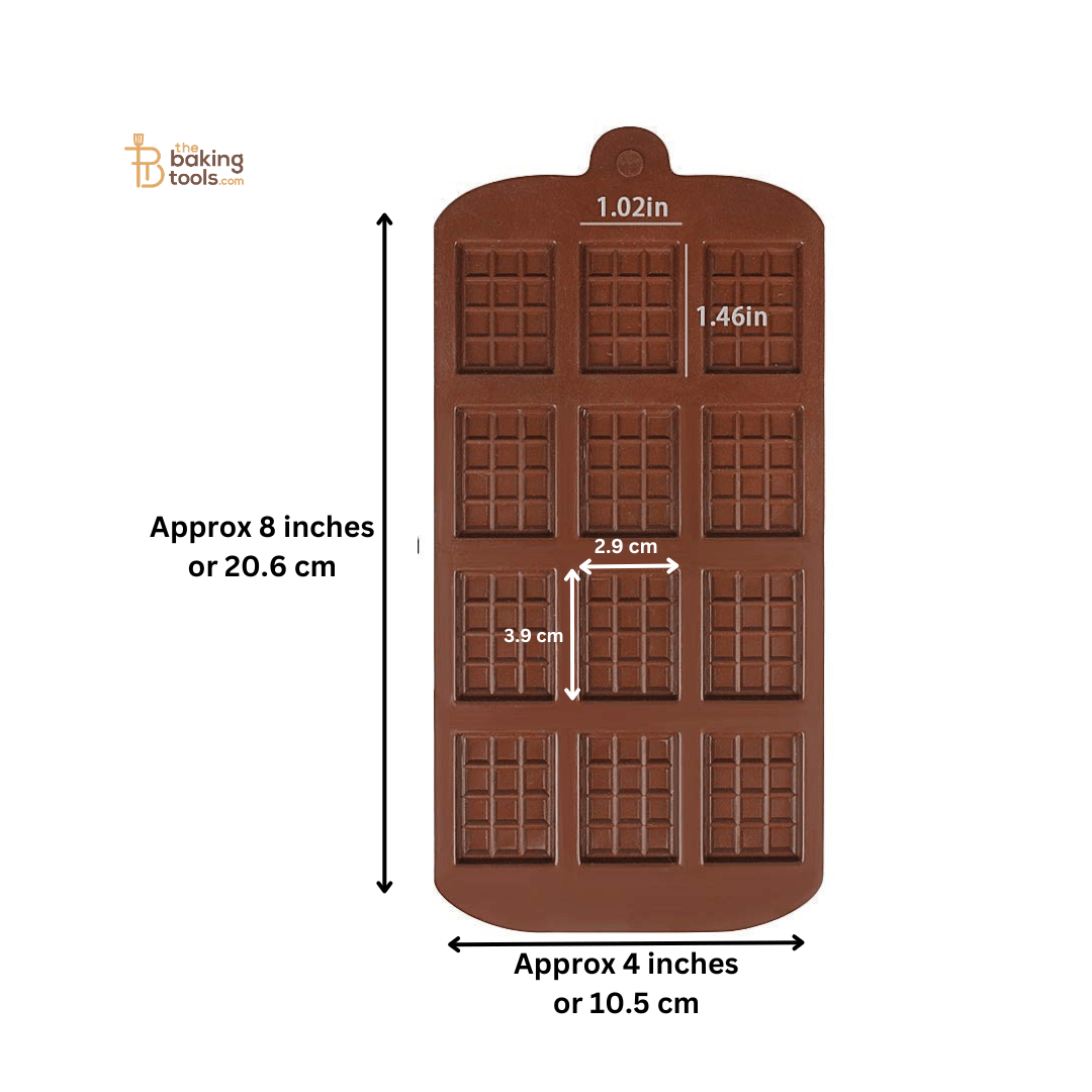 MINI CHOCOLATE BAR Mould - thebakingtools.com