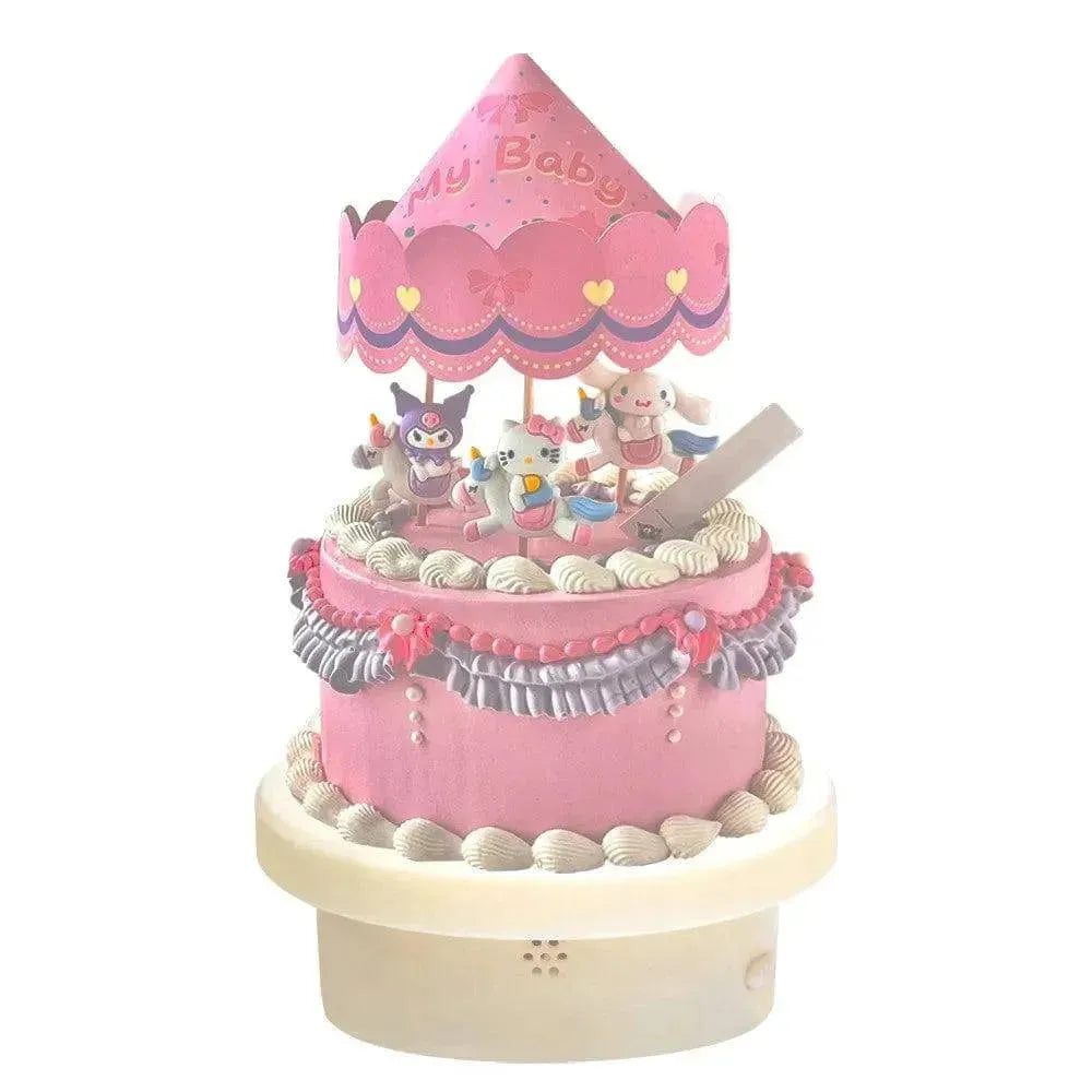 Musical Electric Cake Turntable 12 cm - 20 kg Weight Bearing Capacity - thebakingtools.com
