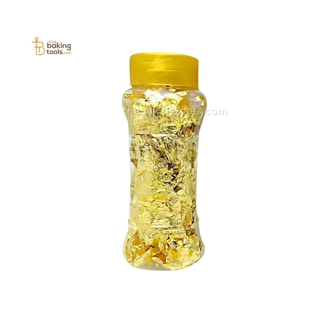 Non Edible Golden Gold Foil Flakes - thebakingtools.com