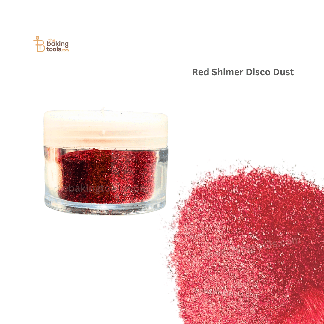 Non-Edible Red Shimmer Disco Dust- 5 Gram - thebakingtools.com