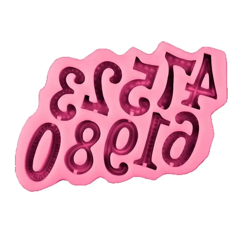 Numbers - Silicone Fondant Gum Paste Mould - thebakingtools.com