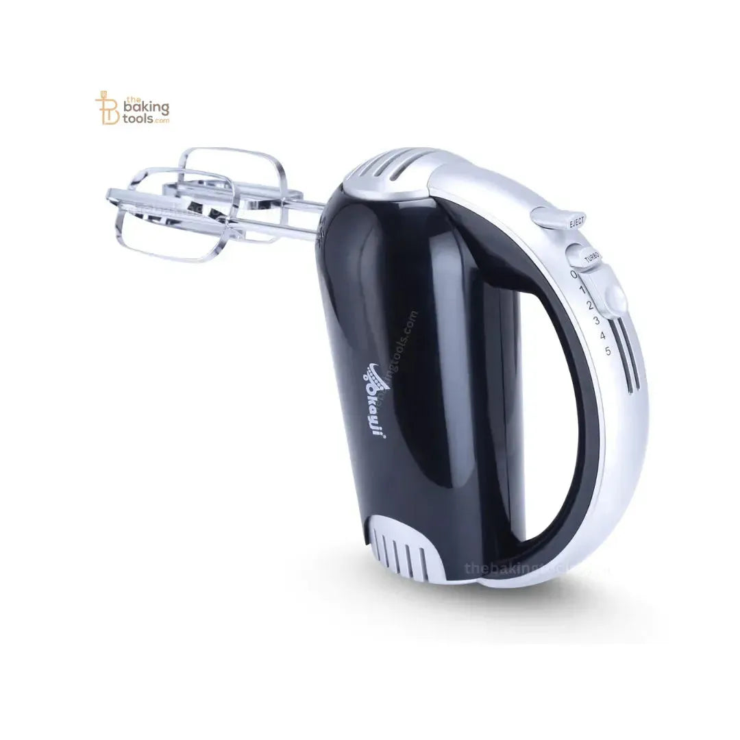 Okayji HM-002 400 Watt 5 Speed Hand Mixer - thebakingtools.com