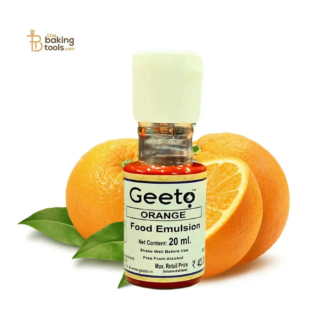 Orange Emulsion Flavour 20ml Geeto - thebakingtools.com