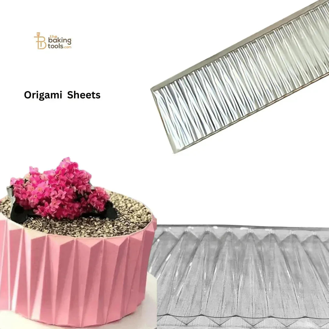 Origami Mould Sheet For Cake Decoration- 001 - thebakingtools.com