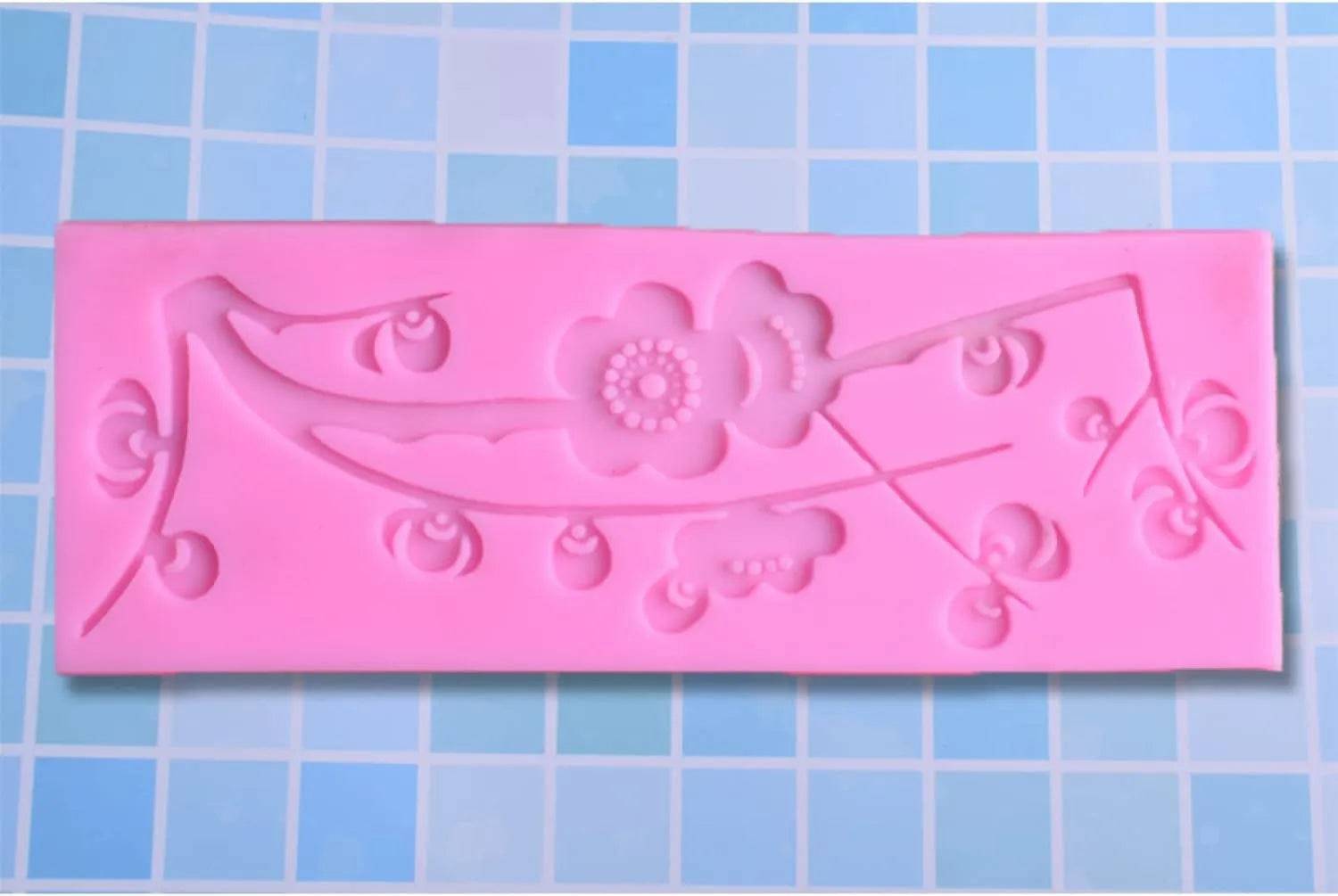 Patch Work 3 - Silicone Fondant Gum Paste Mould - thebakingtools.com