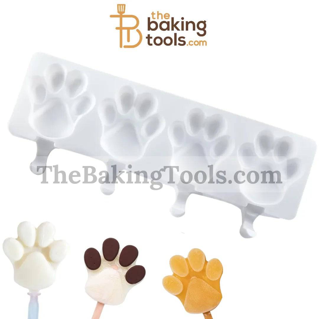 Paw Cakesicle Mould - 4 Cavity | Cake Pop | Pawsicle - thebakingtools.com