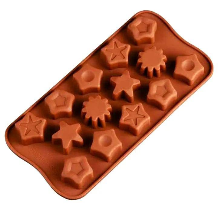 Pentagonal Fancy Silicon Chocolate Mould - thebakingtools.com