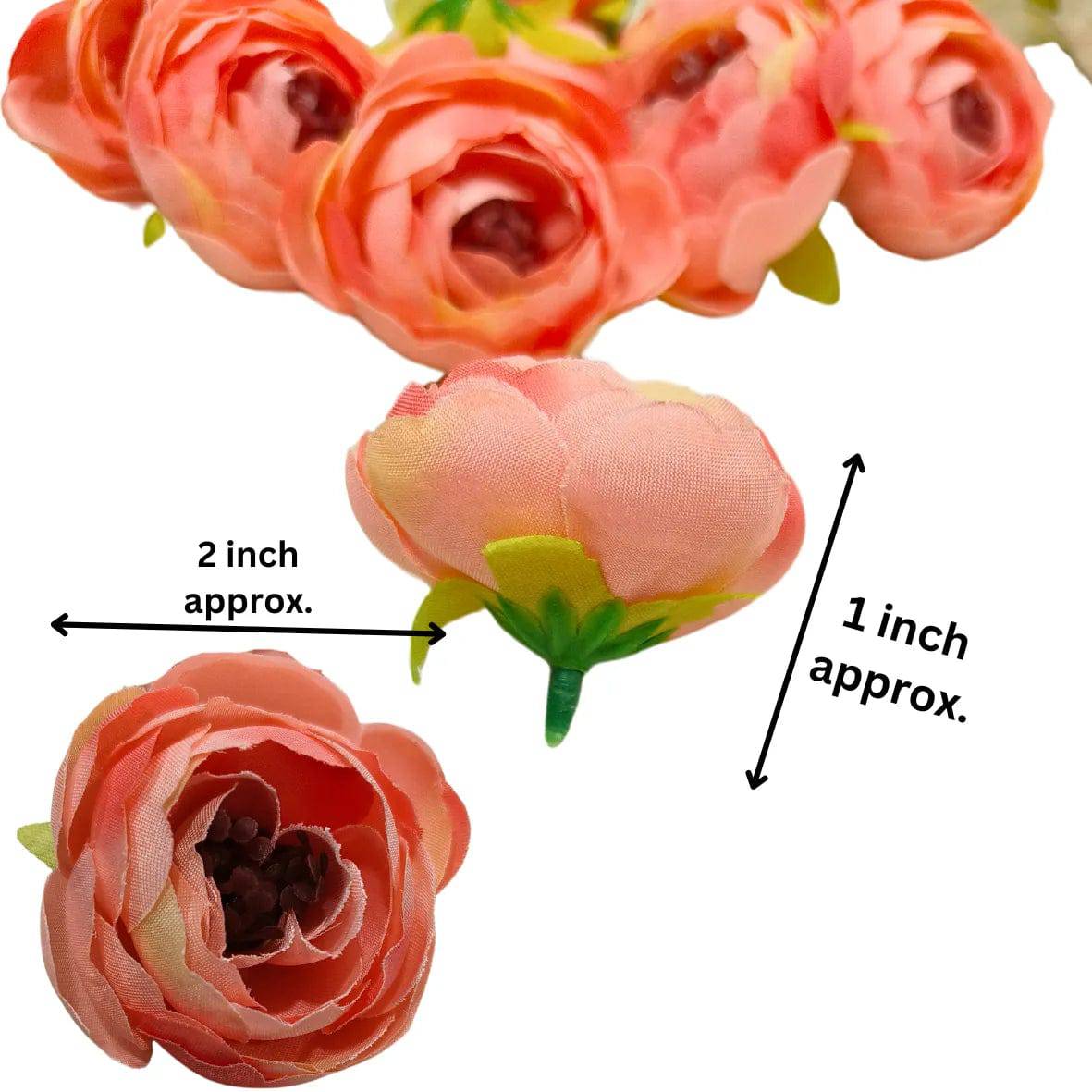 Peony Flower 002 - Pack of 10 - thebakingtools.com