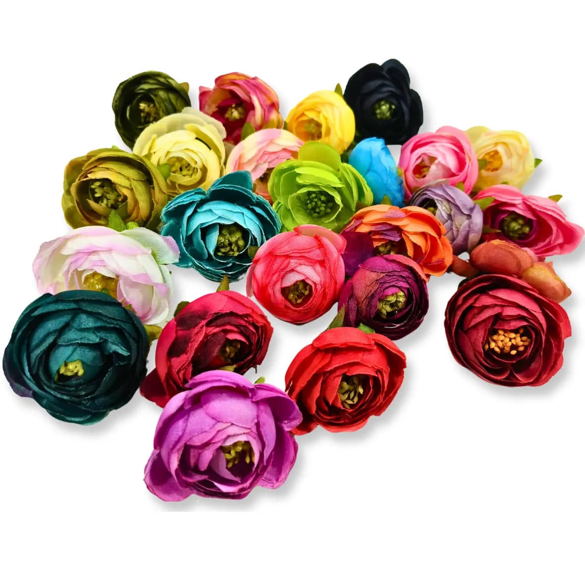 Peony Flower Multicolour - Pack of 10 - thebakingtools.com