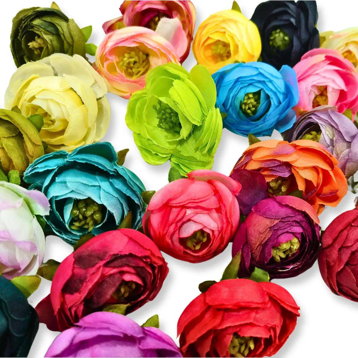 Peony Flower Multicolour - Pack of 10 - thebakingtools.com