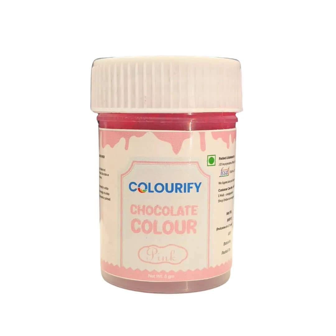 Pink Chocolate Colour 5 Grams | Colourify Chocolate Colour - thebakingtools.com