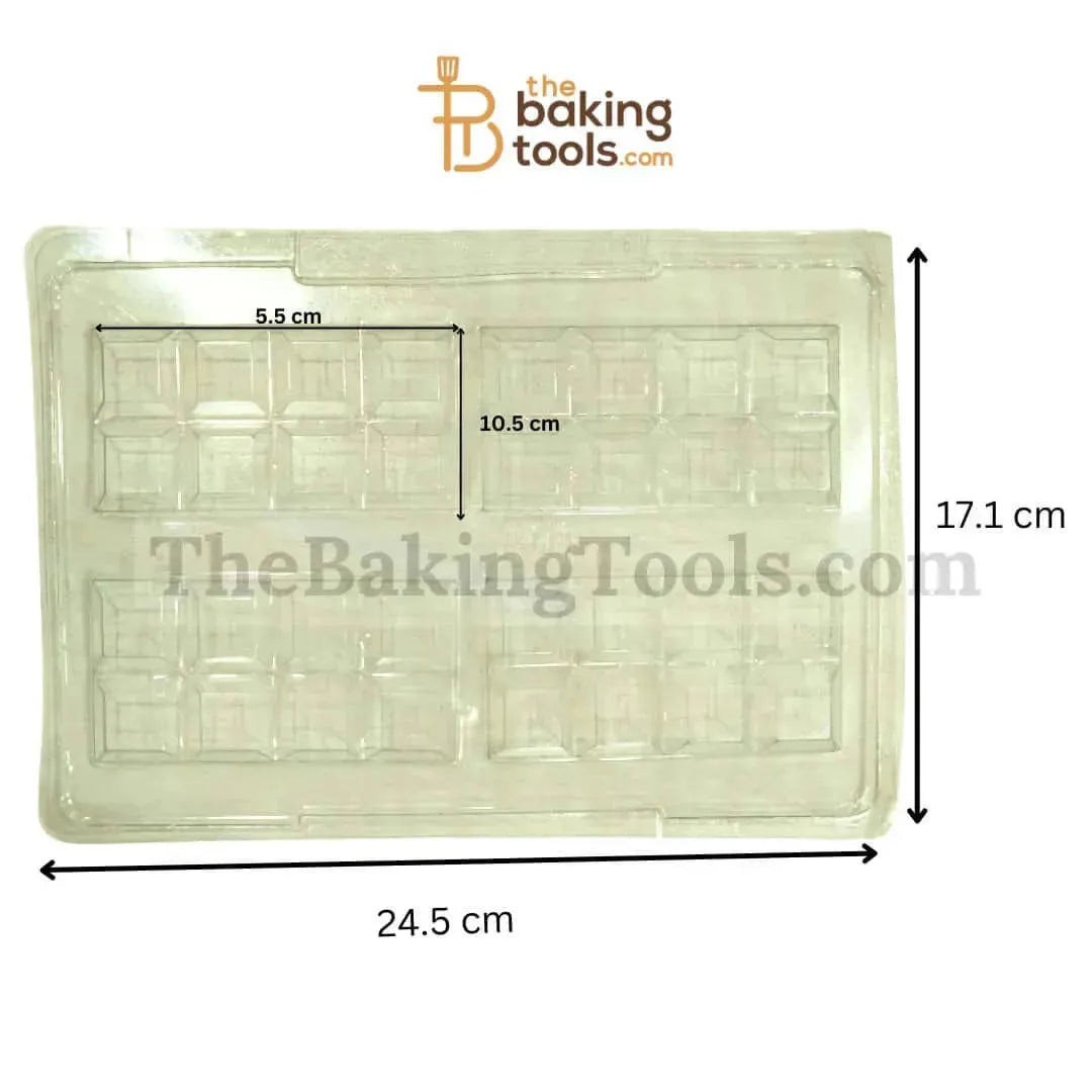 Plastic Chocolate Mould - 002 | PVC Chocolate Mould - thebakingtools.com