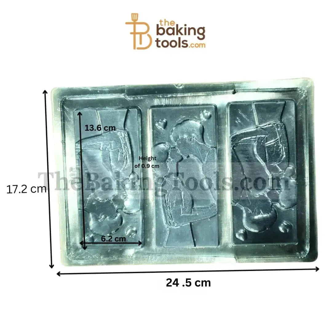 Plastic Chocolate Mould - 006 | PVC Chocolate Mould - thebakingtools.com
