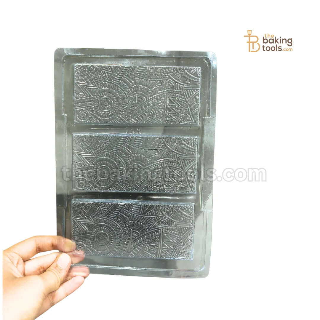 Plastic Chocolate Mould - 008 | PVC Chocolate Mould - thebakingtools.com