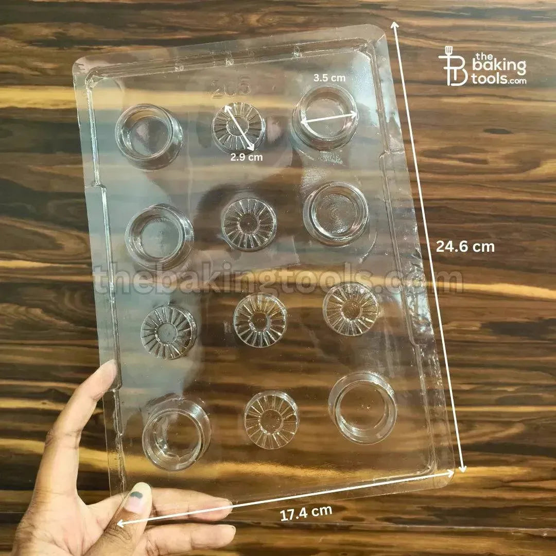 Plastic Chocolate Mould - 011 | PVC Chocolate Mould - thebakingtools.com