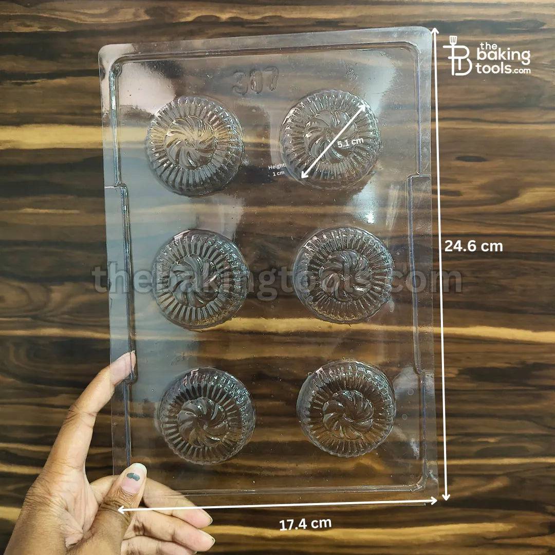 Plastic Chocolate Mould - 013 | PVC Chocolate Mould - thebakingtools.com