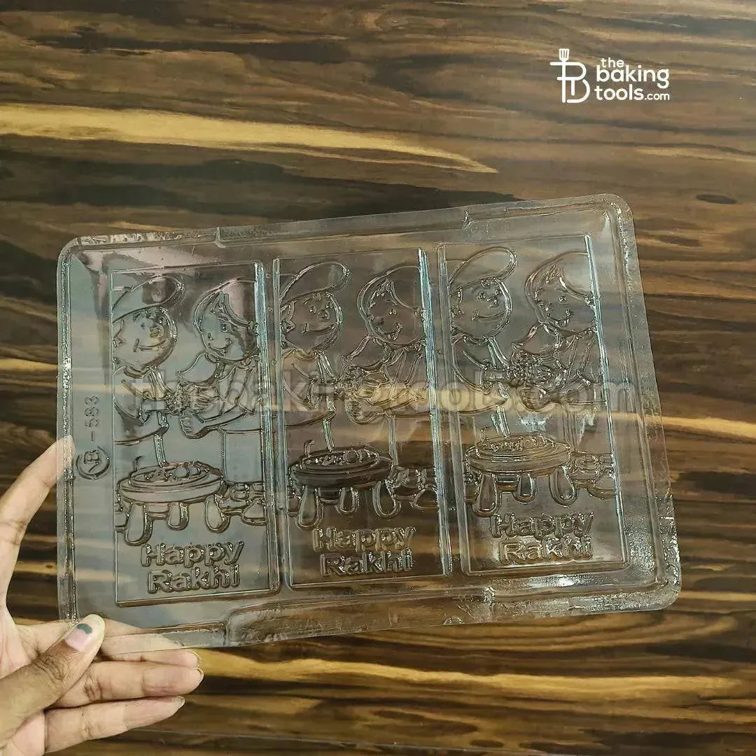 Plastic Chocolate Mould - 017 | PVC Chocolate Mould - thebakingtools.com