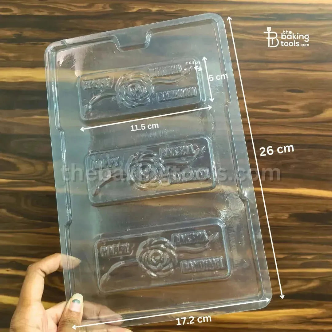 Plastic Chocolate Mould - 018 | PVC Chocolate Mould - thebakingtools.com