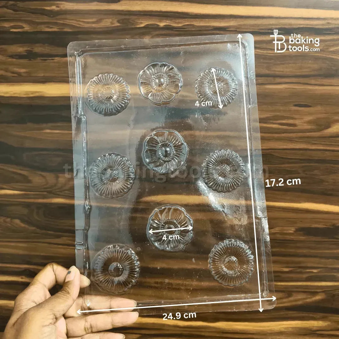 Plastic Chocolate Mould - 023 | PVC Chocolate Mould - thebakingtools.com