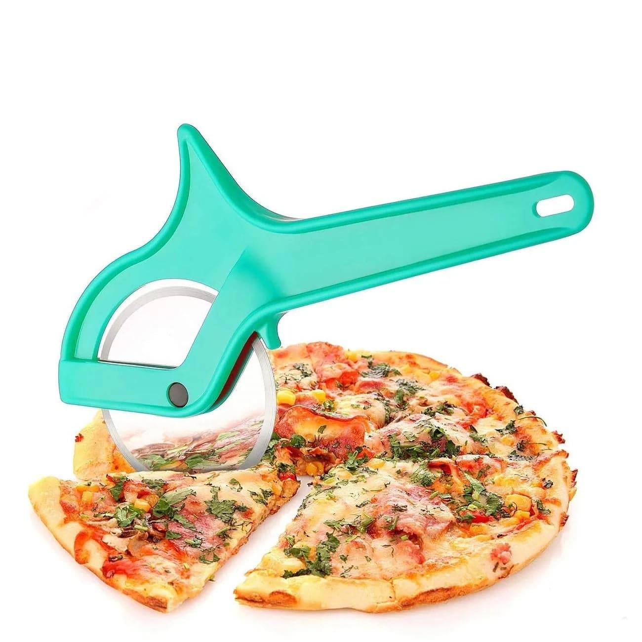 Plastic Handle Pizza Cutter - thebakingtools.com