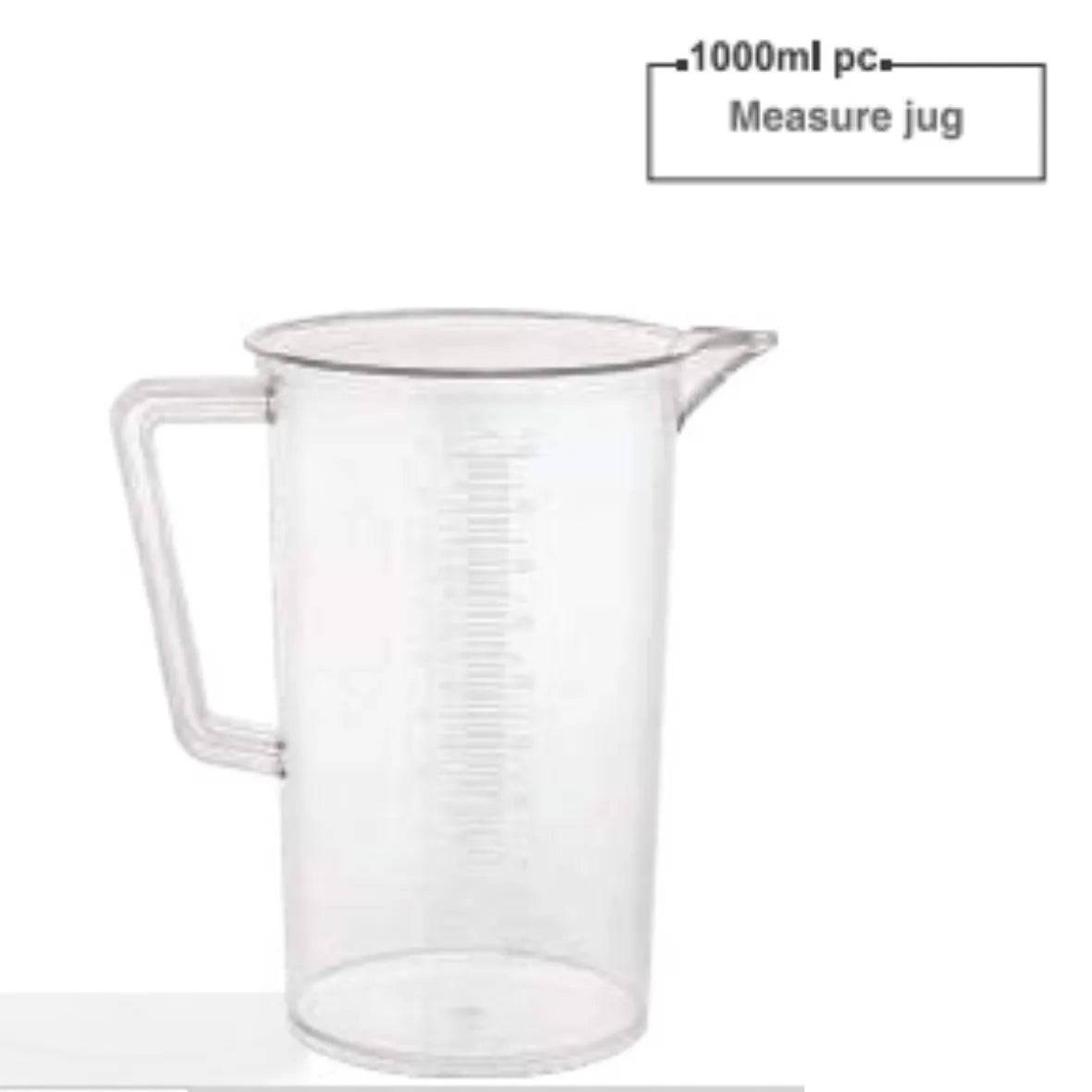 Plastic Measuring Jug / Mug 1 Liter - thebakingtools.com