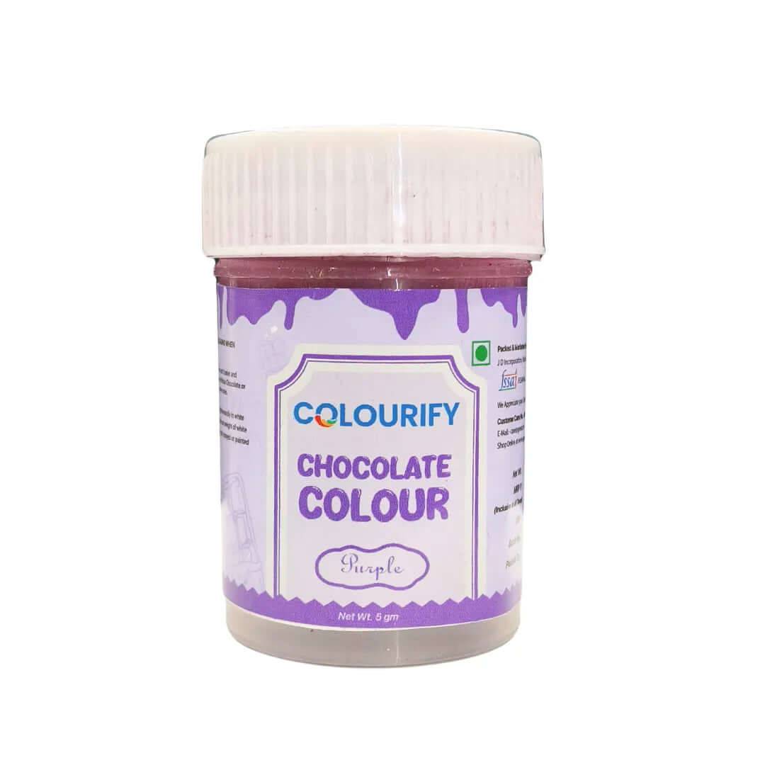 Purple Chocolate Colour 5 Grams | Colourify Chocolate Colour - thebakingtools.com