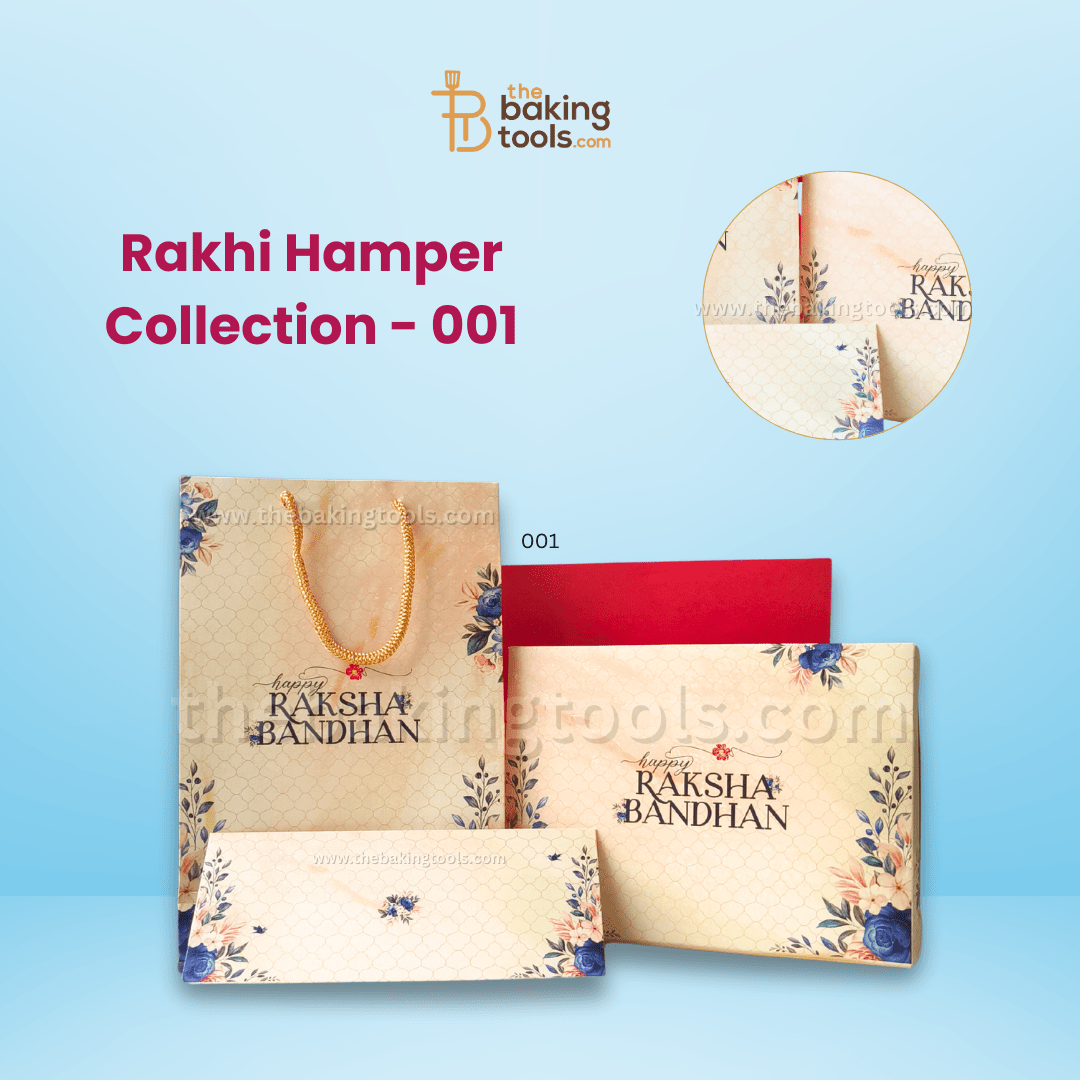 Rakhi Hamper Collection 01 | Chocolate Box, Gift Bag, Envelope & DIY Card - thebakingtools.com