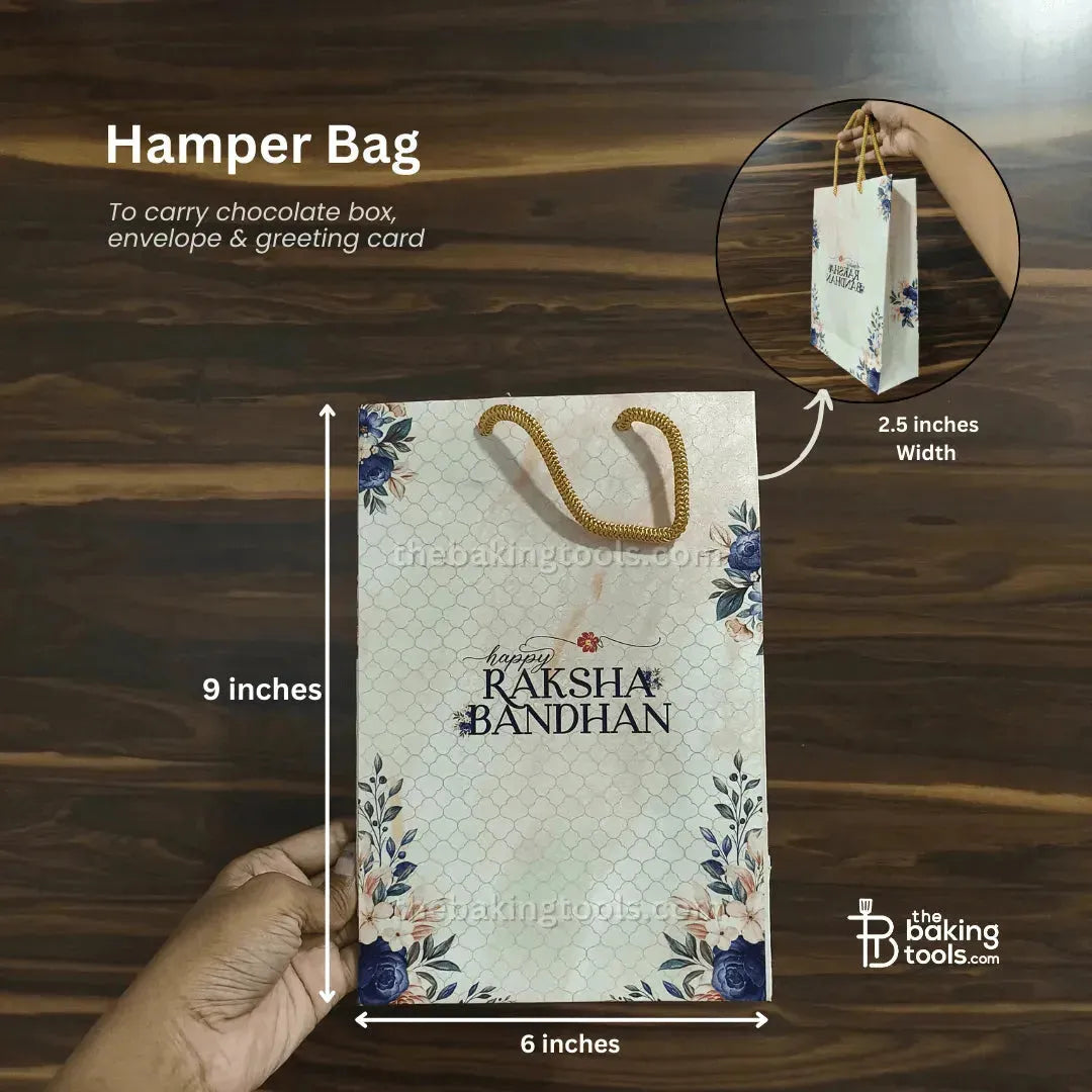 Rakhi Hamper Collection 01 | Chocolate Box, Gift Bag, Envelope & DIY Card - thebakingtools.com