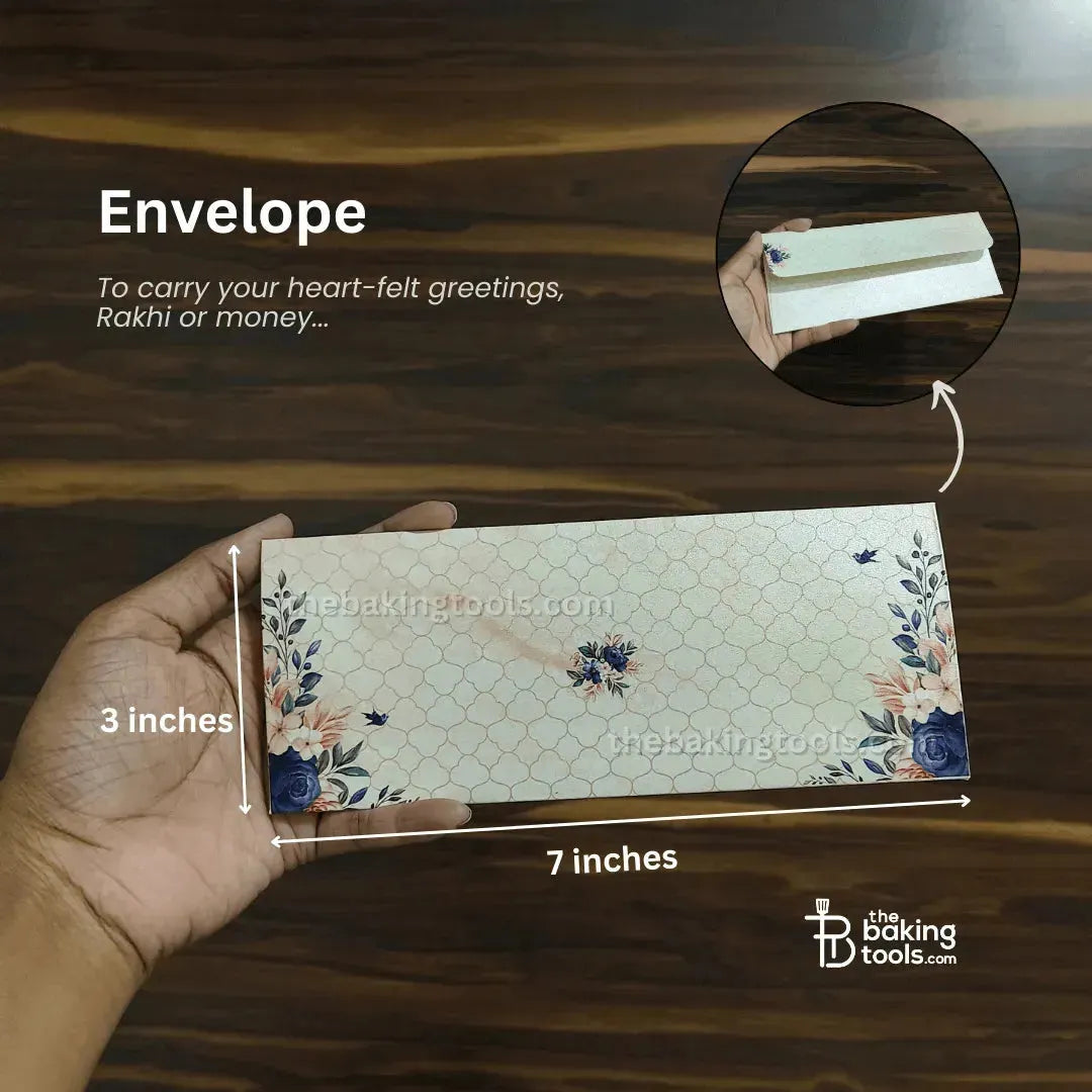 Rakhi Hamper Collection 01 | Chocolate Box, Gift Bag, Envelope & DIY Card - thebakingtools.com