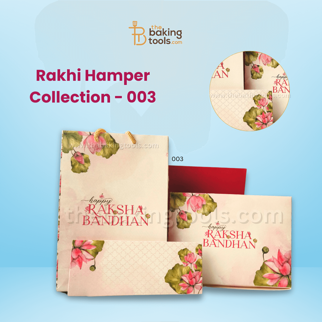 Rakhi Hamper Collection 03 | Chocolate Box, Gift Bag, Envelope & DIY Card - thebakingtools.com