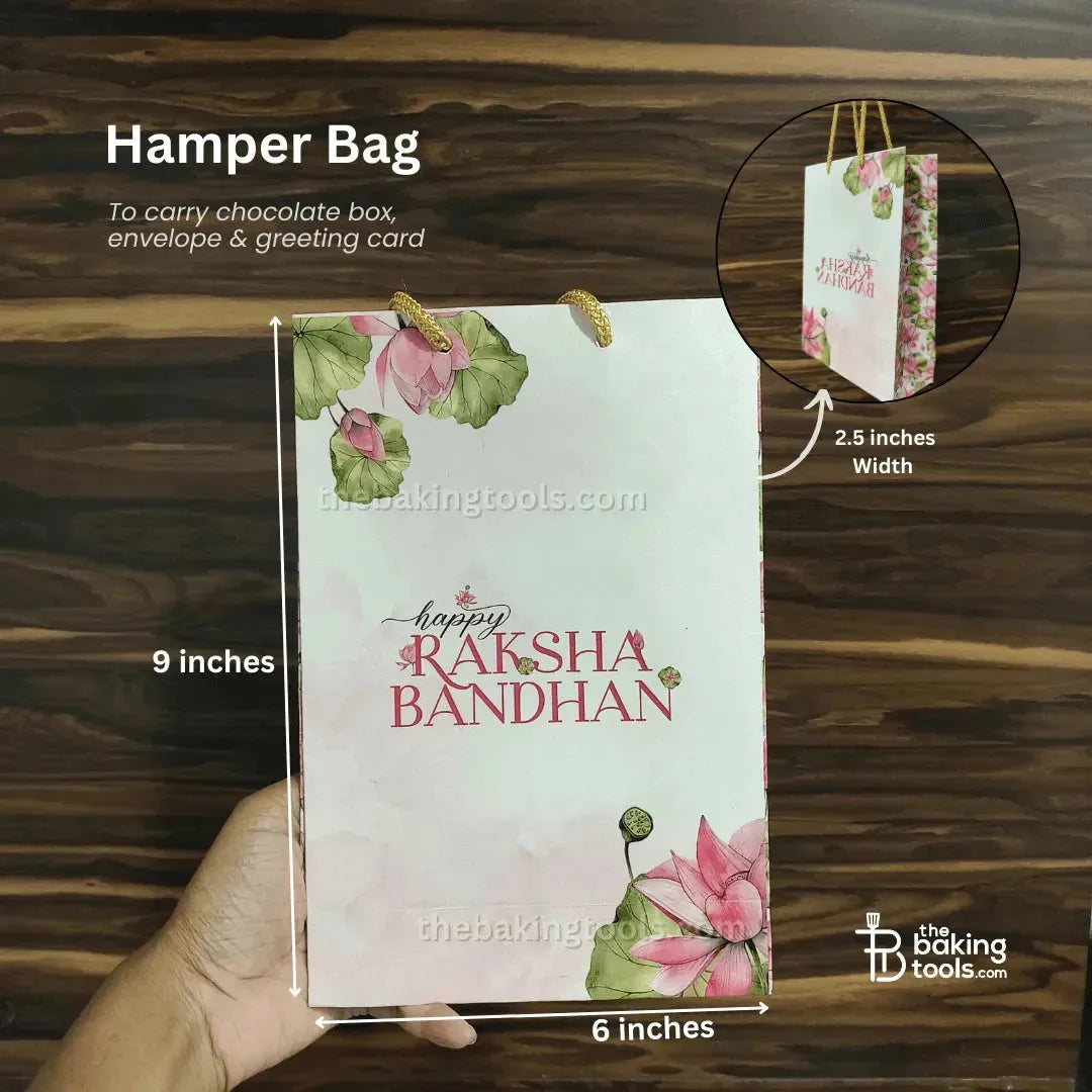 Rakhi Hamper Collection 03 | Chocolate Box, Gift Bag, Envelope & DIY Card - thebakingtools.com